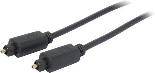 Kash 30L510 Toslink Digital-Audio Anschlusskabel mit optischem Toslink-Stecker, 3,00 m, Schwarz, vergoldete Steckkontakte - Bild 1