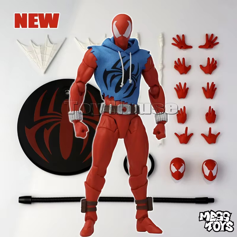 Ct Toys Spiderman Mafex 143 Ben Reilly Comic Version The Amazing Spider-Man 001 Actionfigur, Einzelfigur - Bild 1