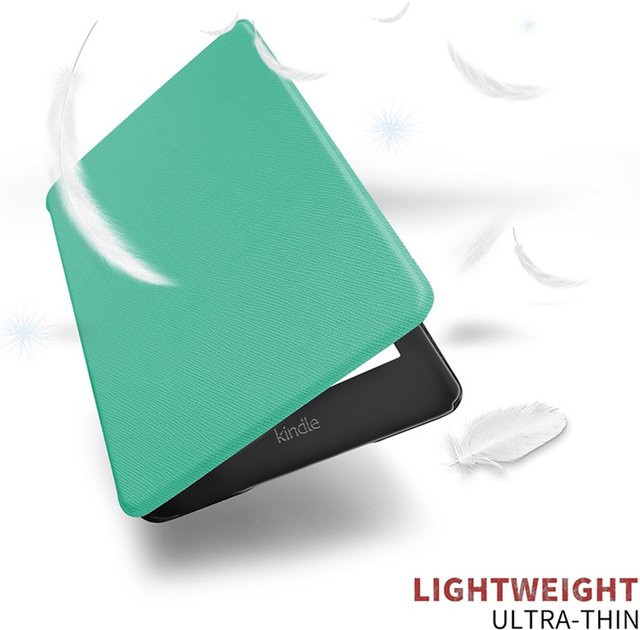 Magnetische Schutzhülle für Kindle Paperwhite 12. Generation 7 Zoll Smart Cover aus Leder in Multicolor und Blau - Bild 1
