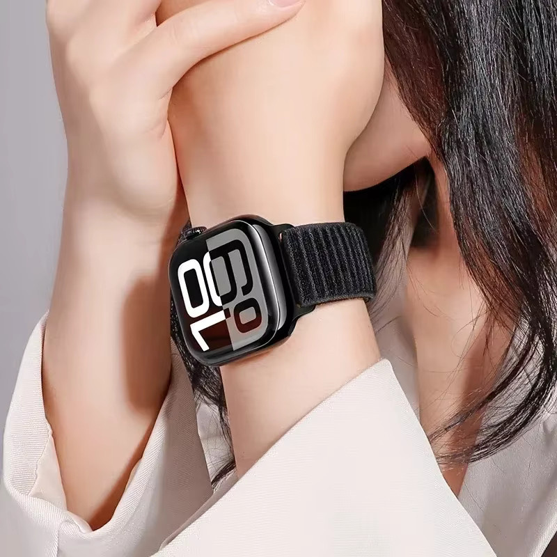 RWBANDS Uhrenarmband Nylon-Schlaufenarmband, Schwarz, Unisex - Bild 2