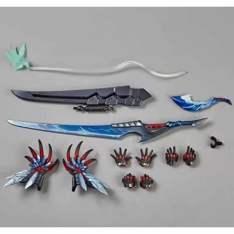 Kaiyodo Revoltech Amazing Yamaguchi Monster Hunter Lunagaron, Spielzeugstatuenmodell, Set - Bild 2
