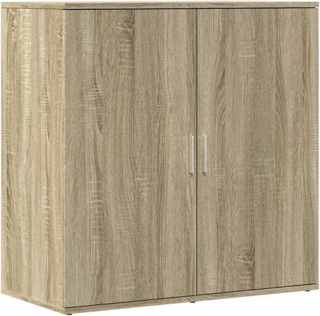 vidaXL Sideboard Sonoma-Eiche in Braun aus Holzwerkstoff B/T/H: 79 x 38 x 80 cm - Bild 1