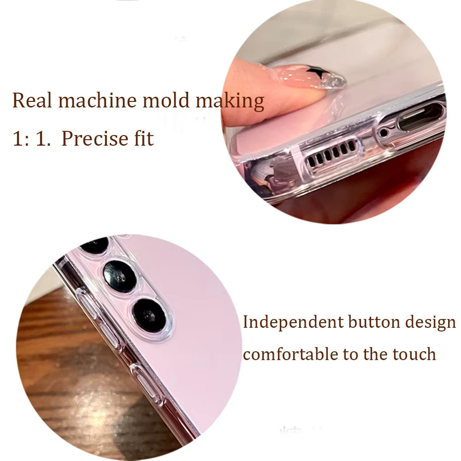 Stoßfeste transparente Silikon-Schutzhülle für Samsung Galaxy S26 S25 S24 S23 S21 FE S25 Plus Note 20 Ultra - Bild 3