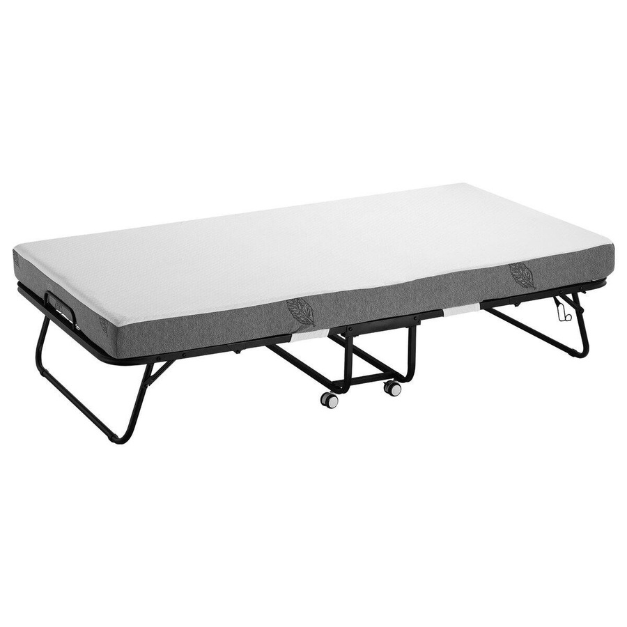 Klappbett von Buying Solutions, MB mit 5-Zoll-Schaumstoffmatratze für Erwachsene, Farbe Weiß, B/T/H: 198,1 x 96,5 x 35,0 cm - Bild 3