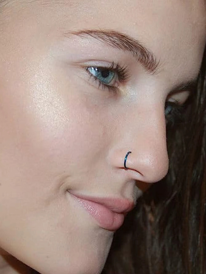 Piercing Ring Edelstahl, Septum, Tragus, Helix, Unisex - Bild 2