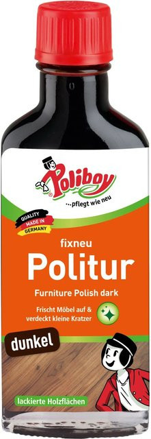 Poliboy fixneu Politur Dunkel Braun 100 ml - Bild 1