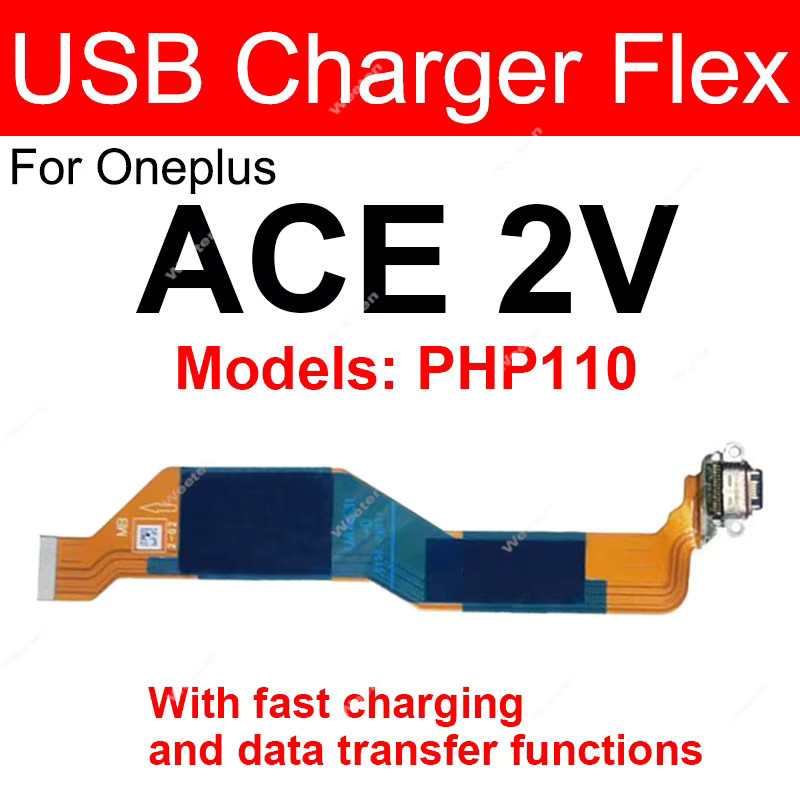 OnePlus 1 Ace 2 Pro USB-C Lade-Dock Flex-Kabel Ersatzteil USB Ladegerät Port Connector - Bild 2