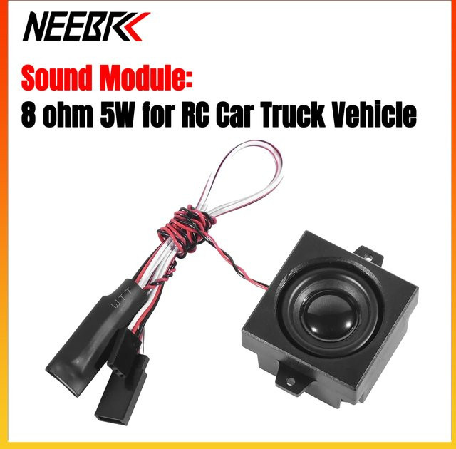 NEEBRC Dieselmotor-Soundmodul-Simulator, Hornlautsprecher, Zubehör - Bild 1