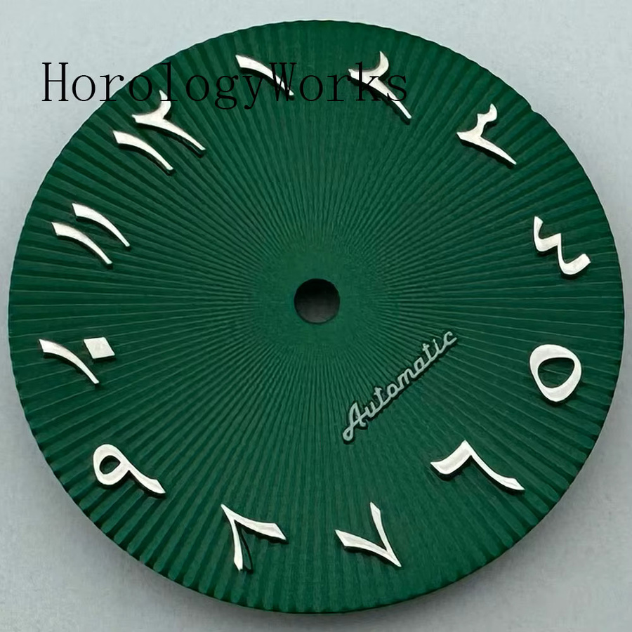 Zifferblatt 29 mm, leuchtend, Blau, Grün, Weiß, Schwarz, Neiton - Bild 2