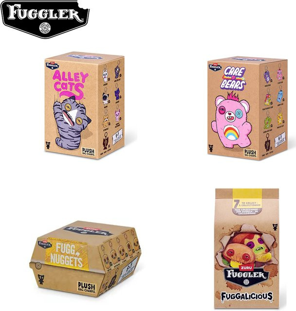 Fuggler Monster Plüschtiere, Plüsch-Schlüsselanhänger, 1 Stück - Bild 1