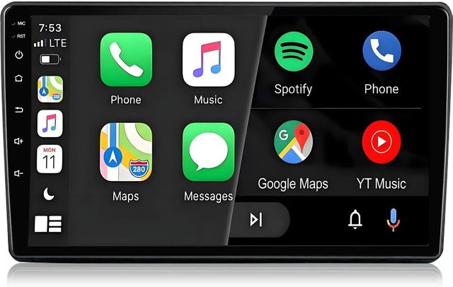 Junsun Autoradio mit Bluetooth und GPS für Citroen Berlingo 2 B9 (2008-2019) und Peugeot Partner (2008-2019), Schwarz, 9.0 Zoll - Bild 1