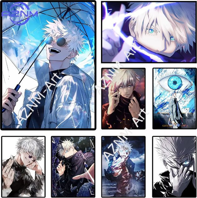 KAYOU Wandbild Jujutsu Kaisen Gojo Satoru Leinwandgemälde Mehrfarbig - Bild 1