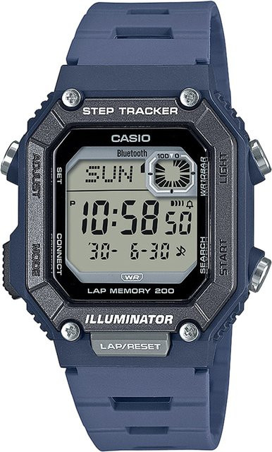 Casio Digitaluhr, Quarz, Kunststoff, Schwarz, 41 mm, Herren - Bild 1