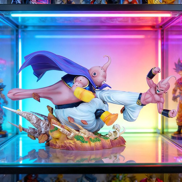 Bandai Dragon Ball Anime Figur Majin Buu VS Buu Actionfigur aus PVC in Multicolor, Höhe: 18 cm - Bild 1