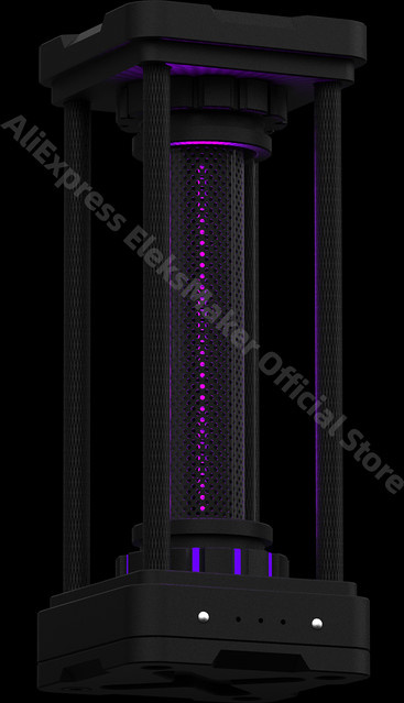EleksMaker X-light RGB LED Nachtlicht aus Aluminiumlegierung in Schwarz mit Multicolour-Ambiente-Licht - Bild 1