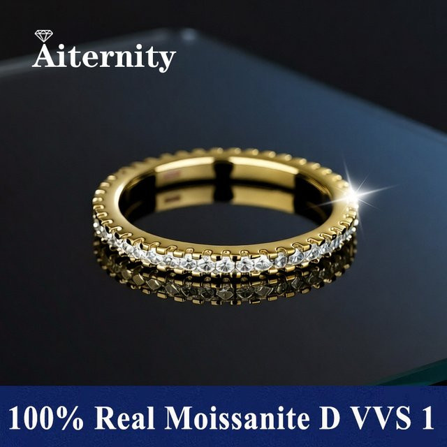 AITERNITY Ring 950 Platin, Moissanit, Damen - Bild 1