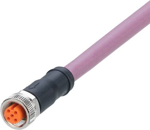 ifm Electronic EVC939 Anschlussleitung mit Buchse, gerade, 5-polig, pink, Länge: 2 m - Bild 1