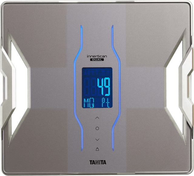 Tanita RD-953PT Platin Körperanalysewaage mit App-Steuerung in Silber - Bild 1