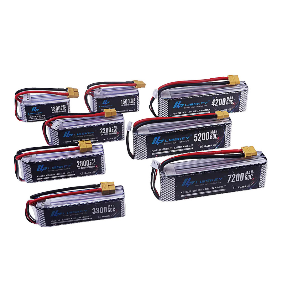LIMSKEY LiPo Akku mit XT60 Anschluss für RC Modelle mit 2200mAh - Bild 2