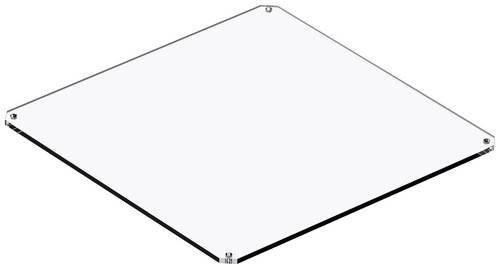Spelsberg GEOS-S EPR-t 3030 72210301 Montageplatte aus transparentem Polycarbonat, B/T/H: 23,1 x 23,1 x 0,4 cm - Bild 1