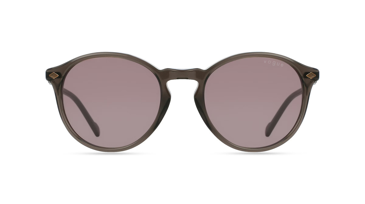Vogue VO5432S Sonnenbrille Panto, Vollrand, Acetat, Herren, grau - Bild 1