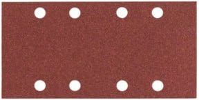 Bosch Schleifblatt C430 für Exzenterschleifer, Körnung 240, B/H: 9,3 x 18,6 cm, 8 Löcher - Bild 1