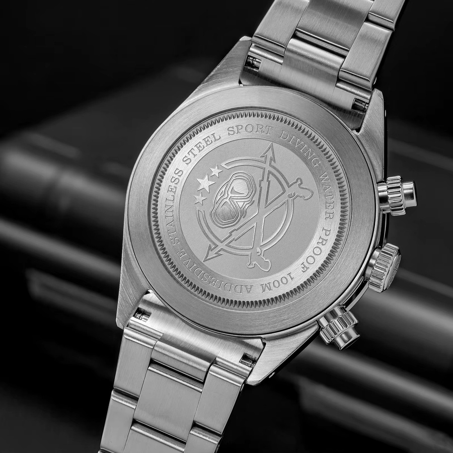 Addiesdive Chronograph, Quarz, Keramik-Lünette, Edelstahl, Herren - Bild 5