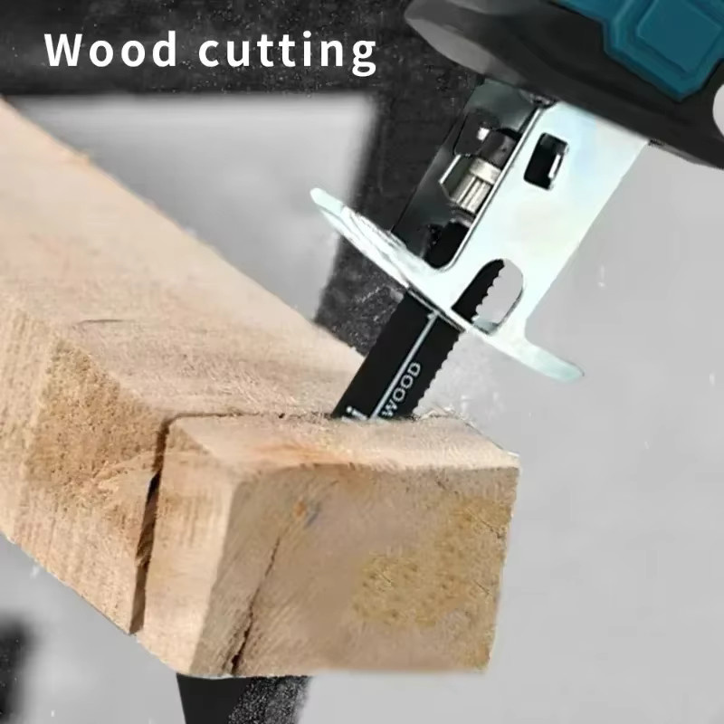 Makita ML-505 Akku-Säbelsäge als tragbares Elektrowerkzeug zum Schneiden von Holz, Metall und Rohren - Bild 3