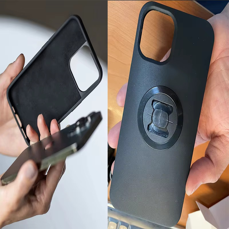 Sungukun Anti-Drop Motorrad Handyhalterung für iPhone iOS Modelle in Schwarz - Bild 3