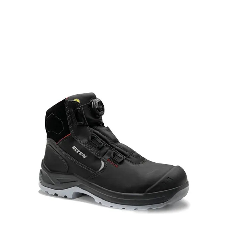 Elten Damen-Sicherheitsstiefel Lena Boa Mid ESD S3 aus Rindleder in Schwarz, Größe 35 - Bild 2