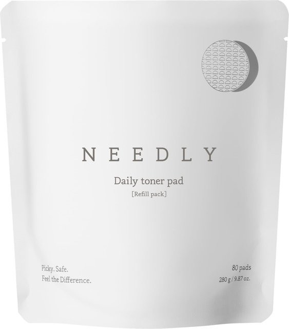 NEEDLY Toner-Pads Hyaluronsäure, 80er-Pack, für empfindliche Haut - Bild 1