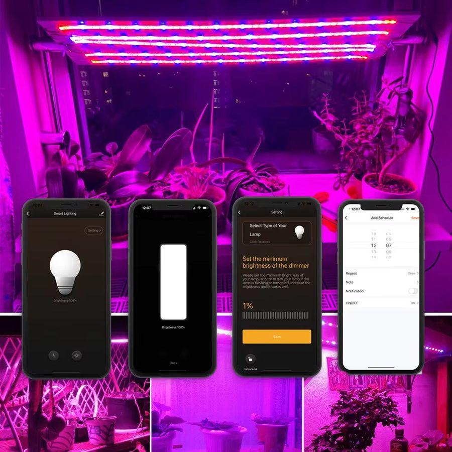 YSRSAI Zigbee 3.0 Smart LED Streifen Vollspektrum Pflanzenwachstumslicht mit 300 LEDs für Gewächshaus und Hydrokultur, 5 m - Bild 2