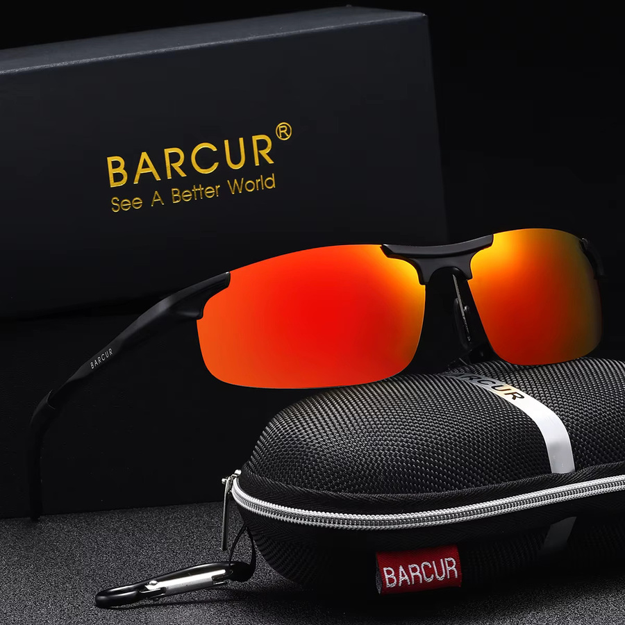 BARCUR Sonnenbrille, Vollrand, Metall, sportlich - Bild 1