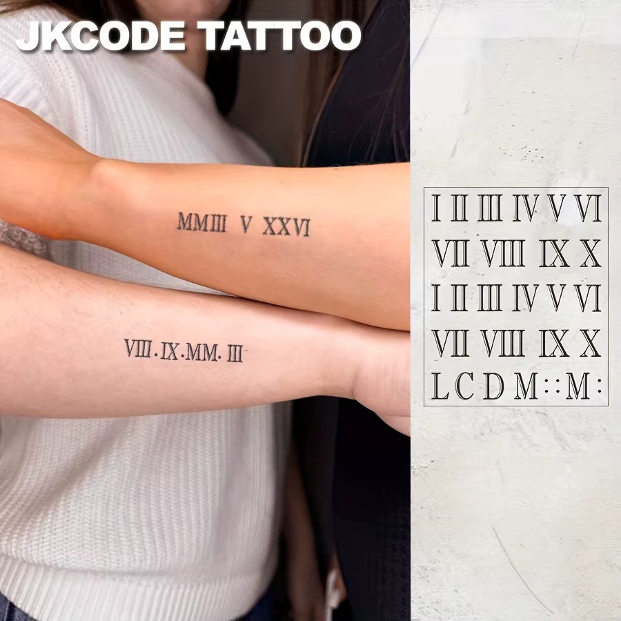 JKCODE TATTOO Temporäre Tattoos, Unisex - Bild 2