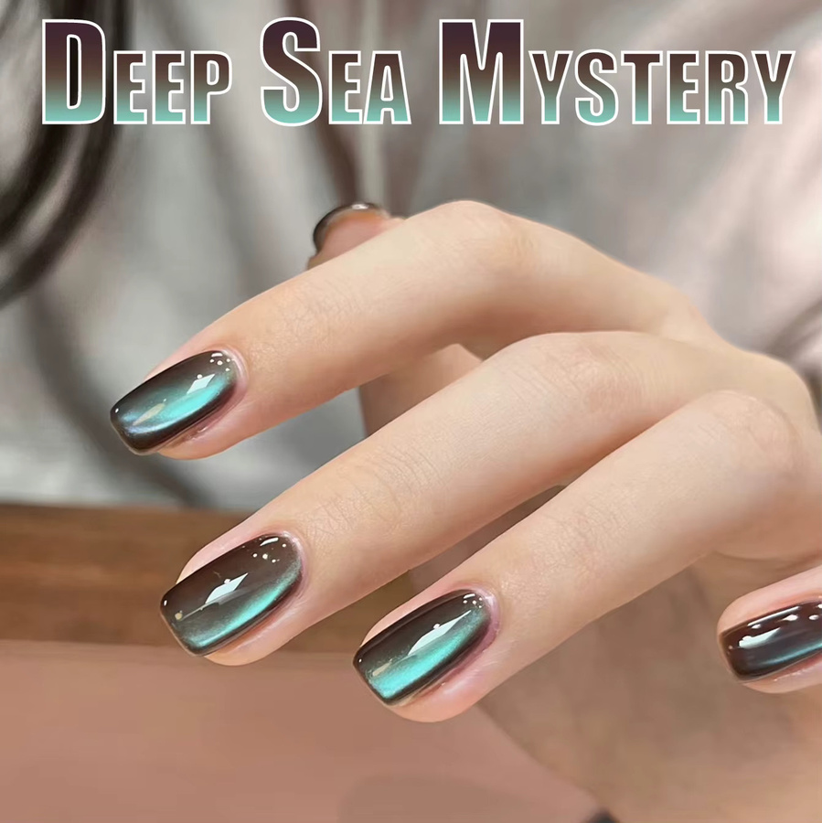 PSK Deep Sea Secrets Cat Eye Gel Nagellack, Satin, Unisex - Bild 4