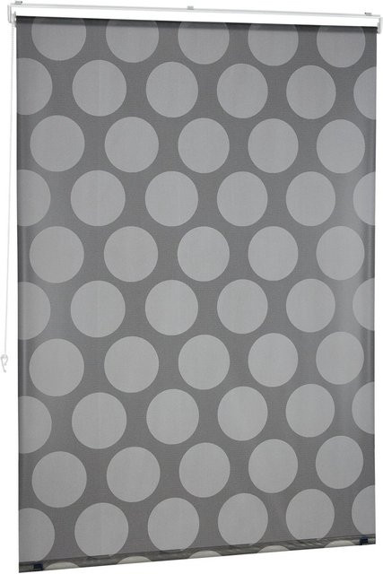 Relaxdays Duschrollo aus Kunststoff und Aluminium in Grau, wasserabweisend, B: 120 cm x H: 240 cm - Bild 1