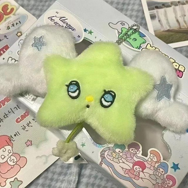 NCT Wicku Stern Anhänger Schlüsselanhänger mit NCTwish Puppe, Unisex - Bild 1