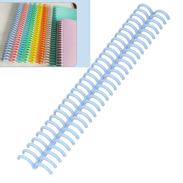 10 Stück Bindekämme aus Kunststoff in Pink für A4 und B5 Papier mit 19 mm Bindung und 150 Blatt Kapazität - Bild 1