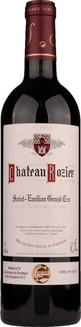 Château Rozier Saint-Émilion Grand Cru AOC Merlot Rotwein 2022 0,75 l - Bild 1