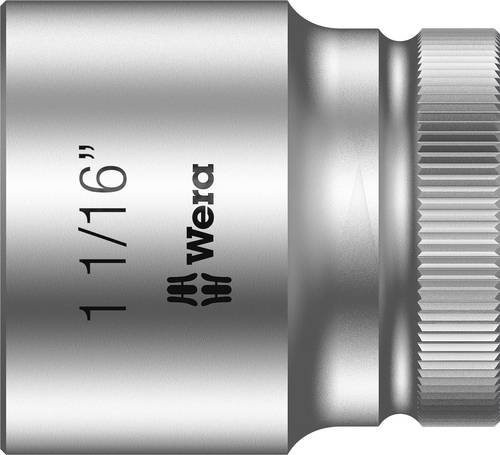 Wera Außen-Sechskant Steckschlüsseleinsatz 1/2 Zoll, Farbe Silber, Größe 12,5 mm - Bild 1