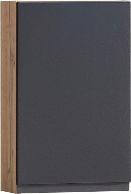 Held Möbel Hängeschrank Ancona für das Badezimmer, matt Grau-Wotaneiche, Breite: 40 cm - Bild 1