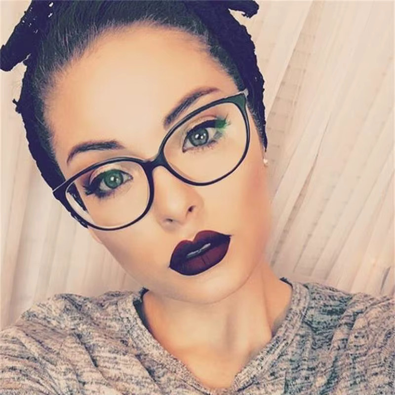 Shange WFJia Korrektionsbrille Cat-Eye, Vollrand, transparent, Damen - Bild 2