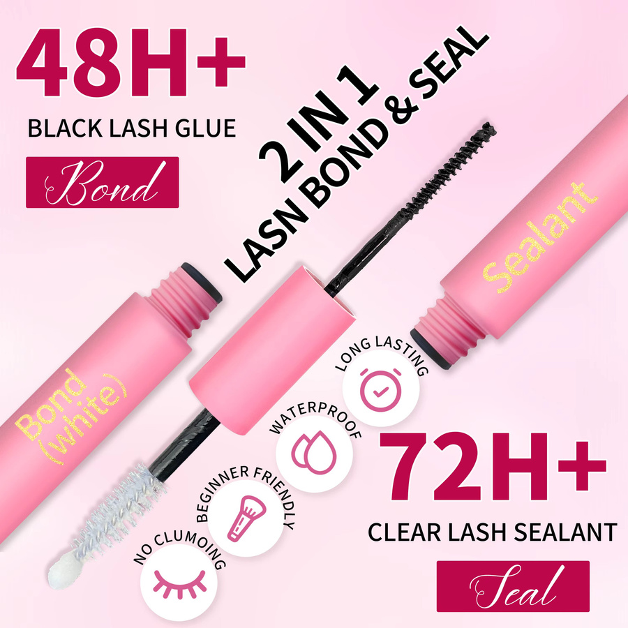 LAKANAKU Wimperncluster-Set, Black, Damen - Bild 3