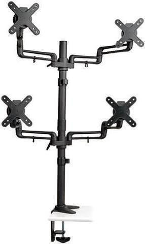 Tripp Lite Tischklemme DDR1327SQFC mit vier flexiblen Armen für 13 bis 68,60 cm Monitore in Schwarz - Bild 1