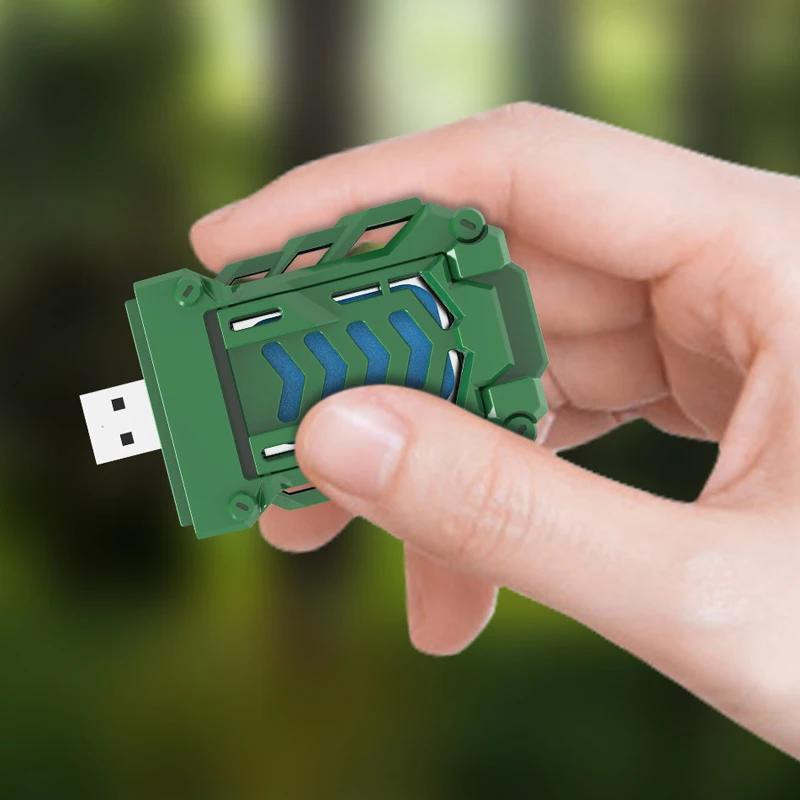 Tragbares elektrisches Mückenschutzmittel Gerät USB-wiederaufladbar für Outdoor und Camping in Grün - Bild 7