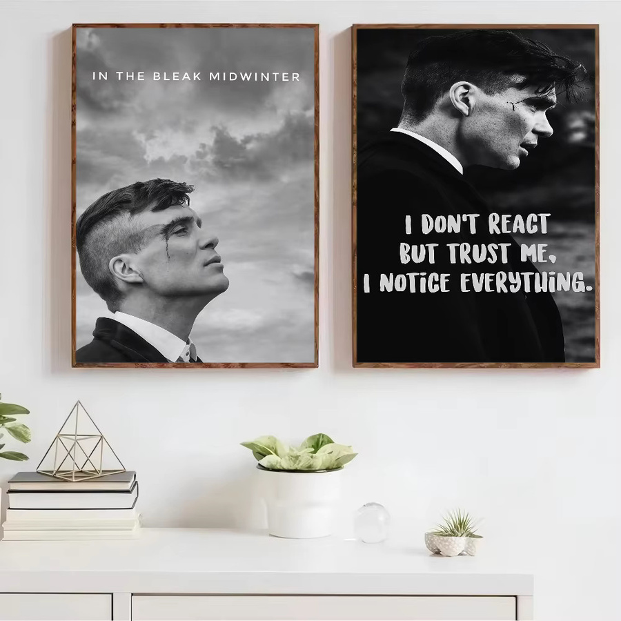Peaky Blinders DIY Klebeposter Wandaufkleber für Wohnzimmer und Bar Dekoration - Bild 2