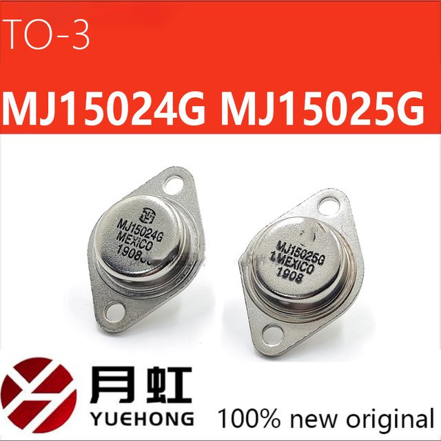 10 Paar YHDZ MJ15024G MJ15025G Transistoren für Power-Verstärker in Silber - Bild 1