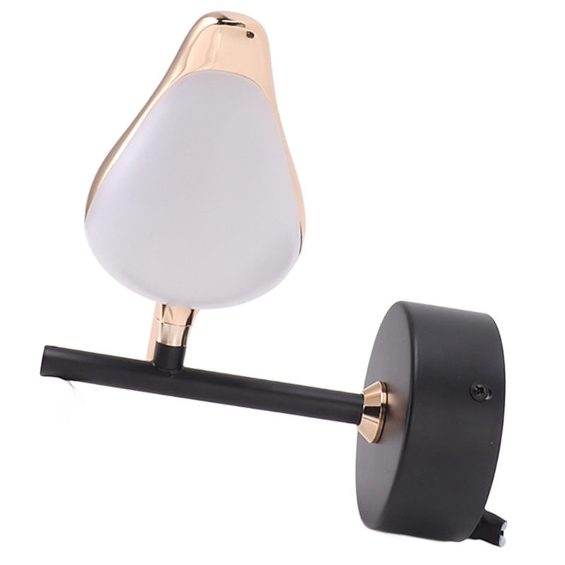 Moderne LED Wandlampe Vogel Figur aus Eisen und Aluminiumlegierung in Weiß für Schlafzimmer und Büro - Bild 2