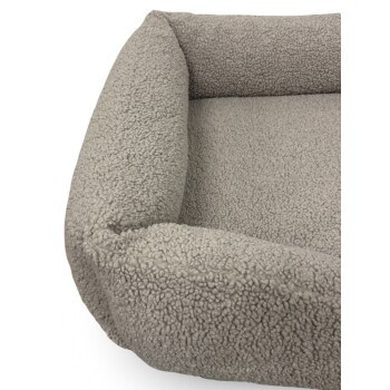 Petliving orthopädisches Hundebett Teddy in Beige mit abnehmbarem Bezug und orthopädischem Schaumstoff - Bild 3