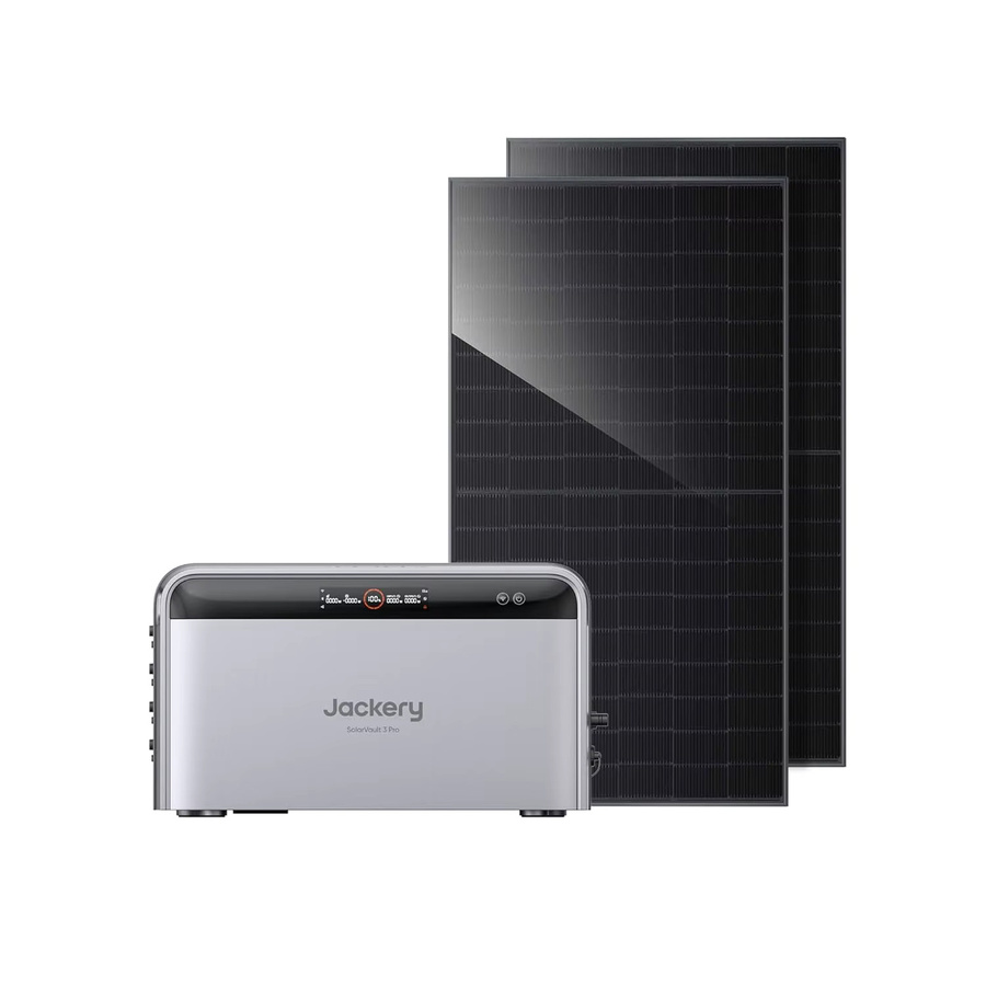 Jackery SolarVault 3 Pro Balkonkraftwerk mit Speicher, 2x 450W Glas-Glas Solarmodule, 4 MPPT, 1200W Ausgang, 4000W PV-Eingang, erweiterbarer Speicher 2,52–15,12kWh, Plug & Play - Bild 6